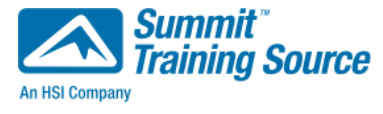 Summit Training Source Summit Training Source